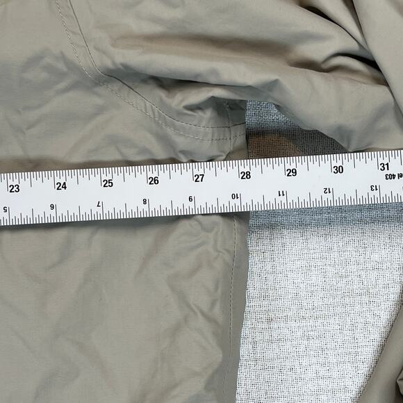 Eddie Bauer All Weather Hooded Jacket Men's XL Tall XLT Tan Olive Parka Full Zip - Picture 10 of 13